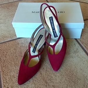 Martinez Valero Suede Heels